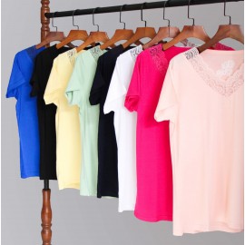 تیشرت زنانه توردار