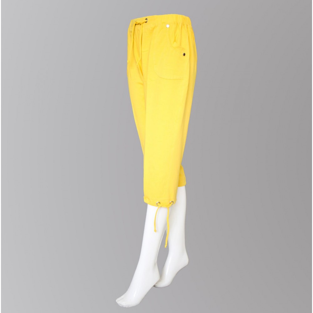 شلوار زنانه برمودا جیب منگنه ای