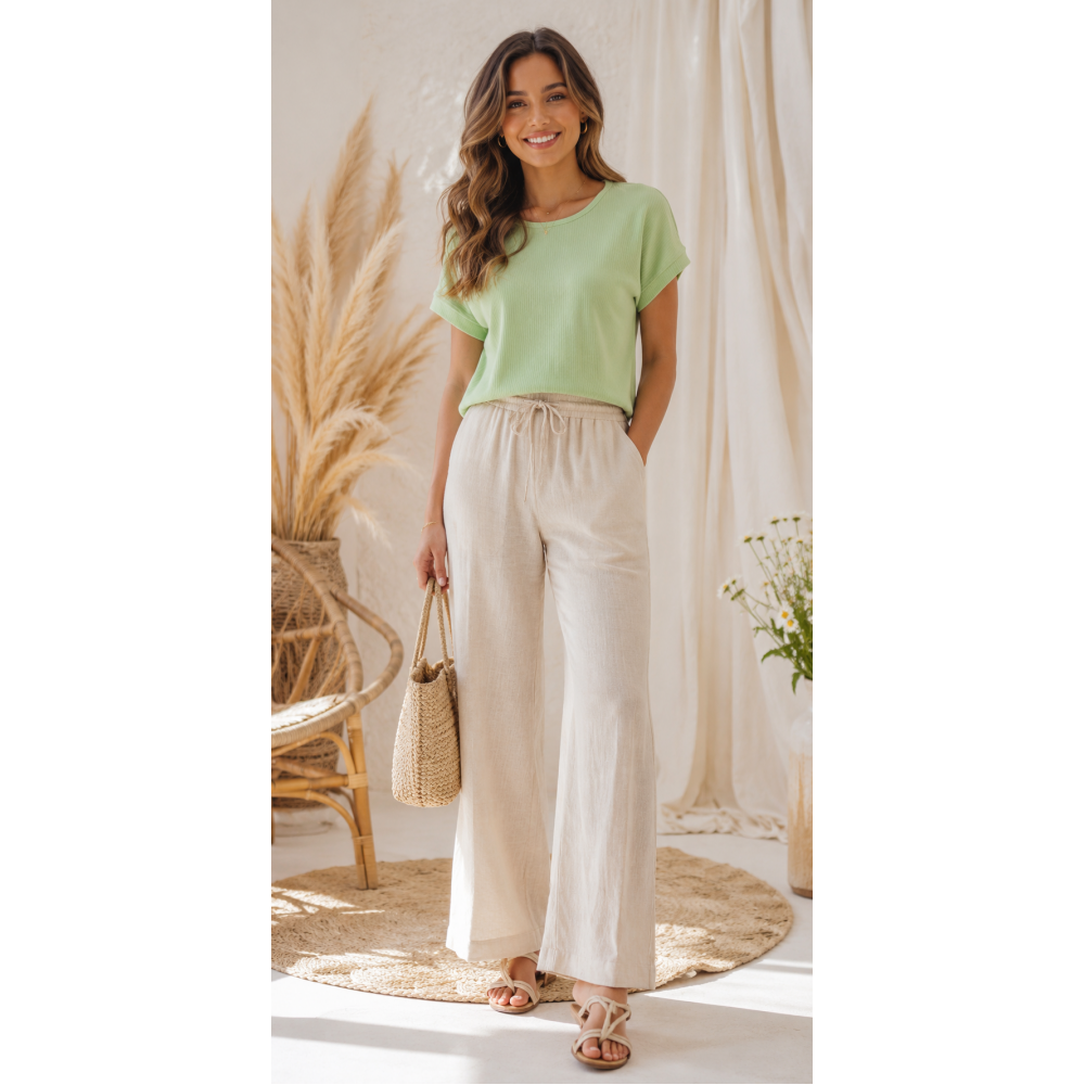 تیشرت زنانه یقه گرد آستین سرخود تیشرت زنانه یقه گرد آستین سرخود