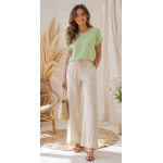 تیشرت زنانه یقه گرد آستین سرخود تیشرت زنانه یقه گرد آستین سرخود