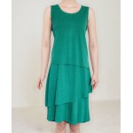 پیراهن زنانه آستین حلقه ای برشدار