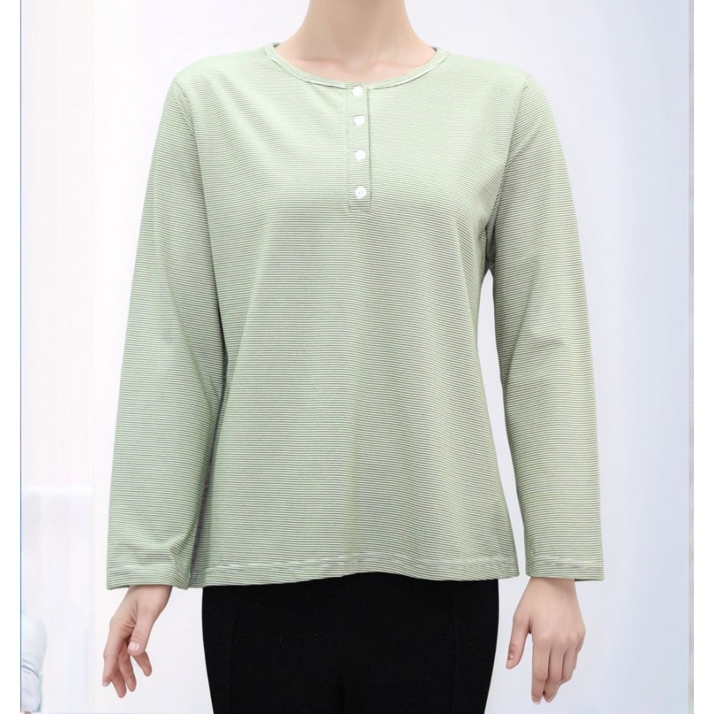 بلوز زنانه راه ریز 4 دکمه