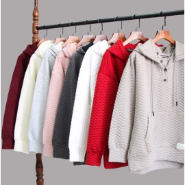 هودی زنانه قاپک‌دار سه‌دکمه