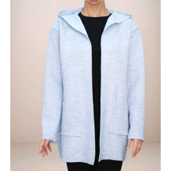 کت زنانه کلاهدار پلیسه دوجیب – ترکیبی از طراحی مدرن و راحتی بینظیر