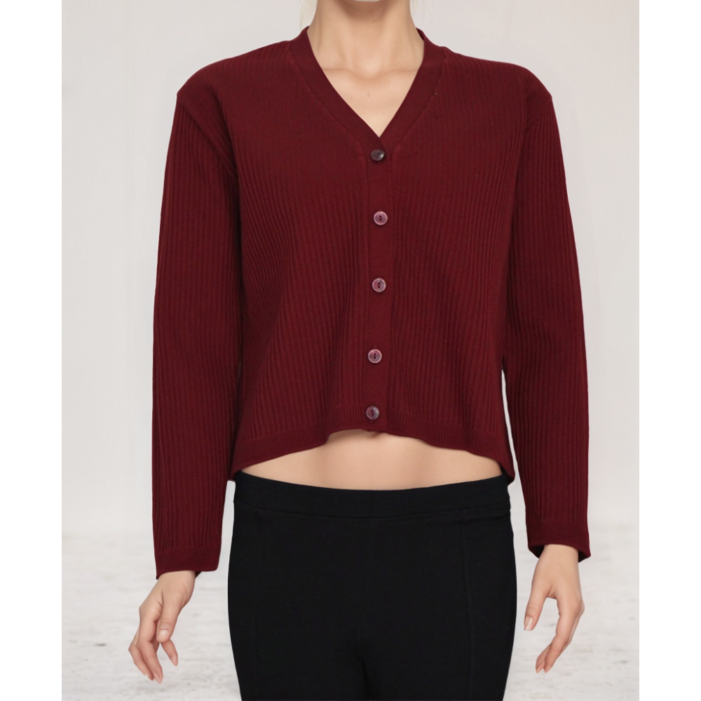 ژاکت زنانه یقه هفت کوتاه – نیم‌تنه‌ای مدرن و شیک برای روزهای سرد زمستانی