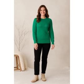 بلوز زنانه آستین چیندار طرح کاج