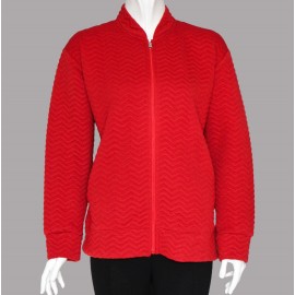 سوئیشرت زنانه یقه فرنچی ژاکارد