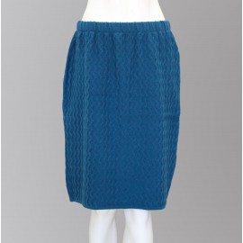 دامن زنانه کوتاه بافت مارپیچ